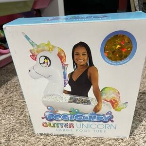 PoolCandy Glitter Unicorn Pool Tube